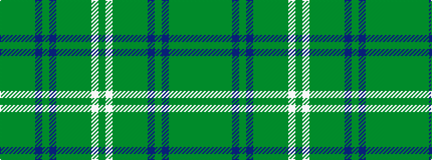 idealised woven sample of pattern GGGGGBGBGGGGGWG