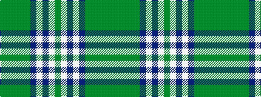 idealised woven sample of pattern GGGGGBWBWG
