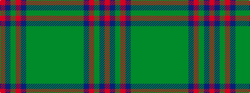 idealised woven sample of pattern GGGGGGBRGBR
