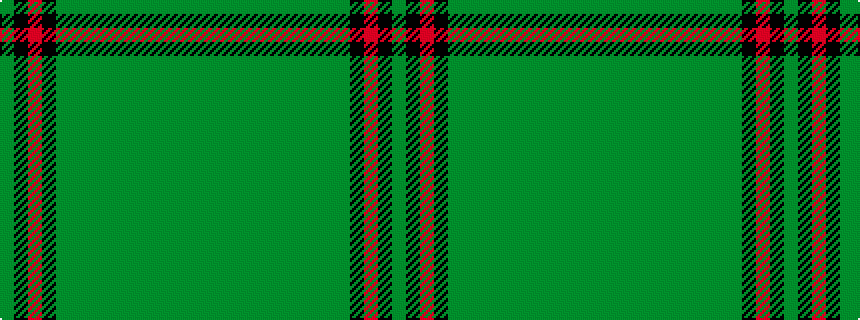 idealised woven sample of pattern GGGGGGGGGGGKRKG