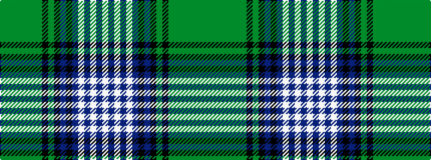 idealised woven sample of pattern GGGGGGGKGKBKBWBWBW