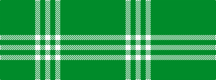 idealised woven sample of pattern GGGGGGGWGW