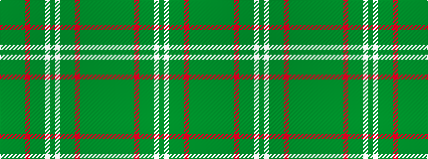 idealised woven sample of pattern GGGGGGRGGGWGWGGGRGGGGG