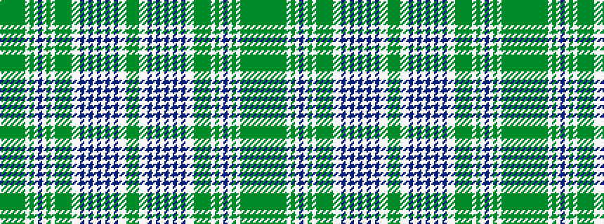 idealised woven sample of pattern GGGGGGWGWBWGWGGGGWWBWBWBWBWBWWGG