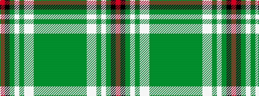 idealised woven sample of pattern GGGGGGWWGWGKR