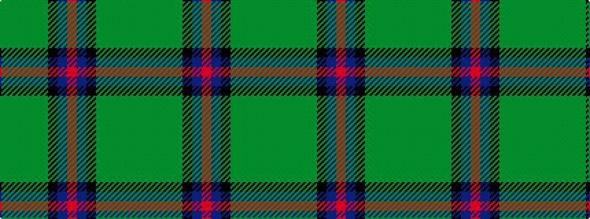 idealised woven sample of pattern GGGGGKBRBKGGGGG