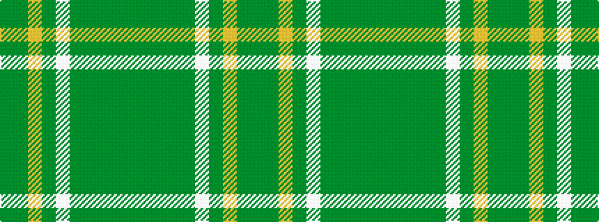 idealised woven sample of pattern GGGGGWGYGG