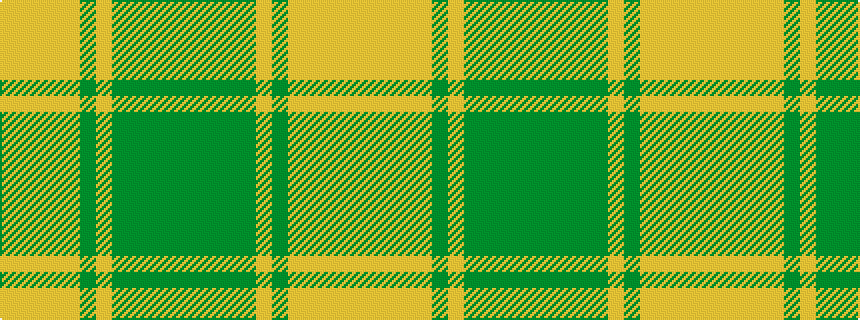 idealised woven sample of pattern GGGGGYGYYYYY