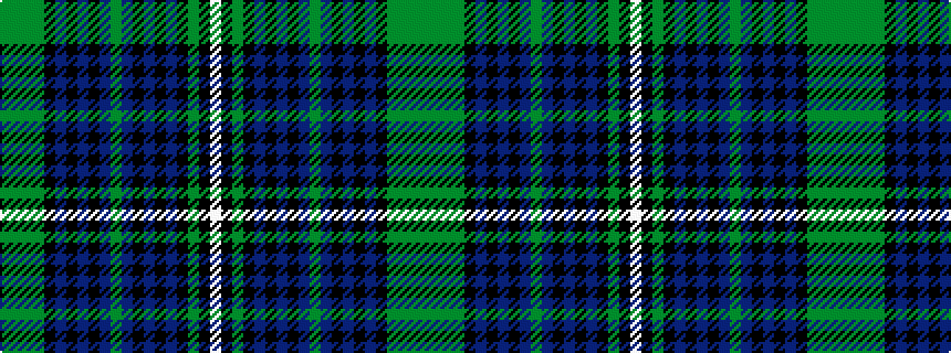 idealised woven sample of pattern GGGGKBKBKBGBKBKBKGKW