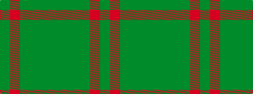 idealised woven sample of pattern GGGGRG