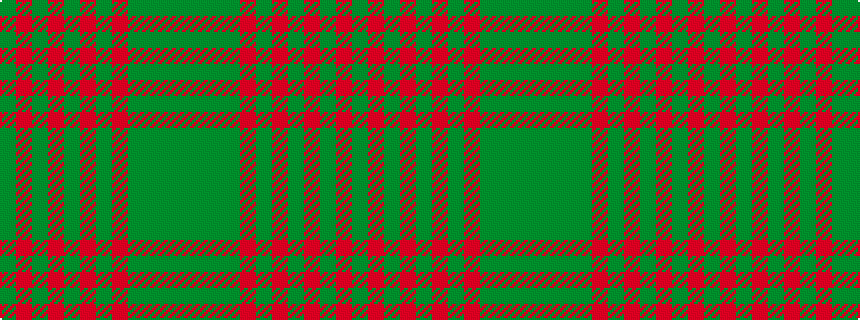 idealised woven sample of pattern GGGGRGRGRGRG