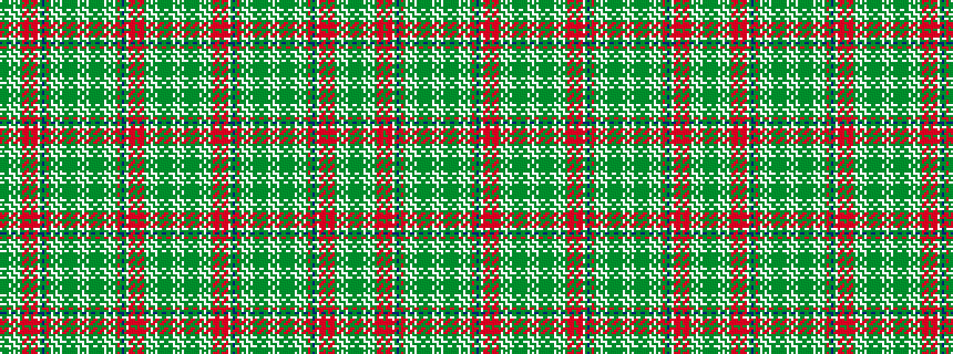 idealised woven sample of pattern GGGGWGWGWGRRRGRRRWGBGRGWGWGWGGGGGGGWGWGWGGGGGGGWGWGWGRGBGWRRRGRRRGWGWGWGGGGGGGWGW