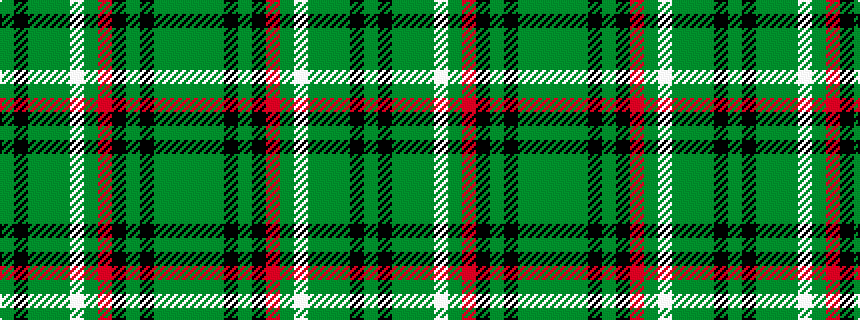 idealised woven sample of pattern GGGKGKRGWGGGKG
