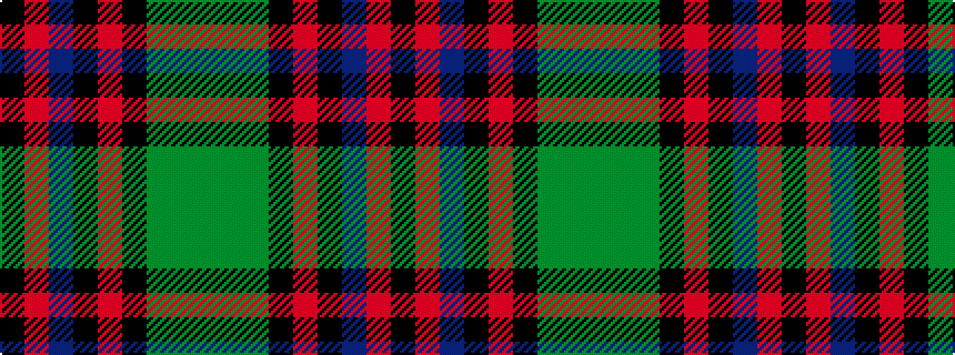 idealised woven sample of pattern GGGKRKBRK