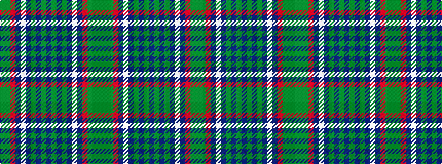 idealised woven sample of pattern GGGRBWBGBGBGBGBWBRGG