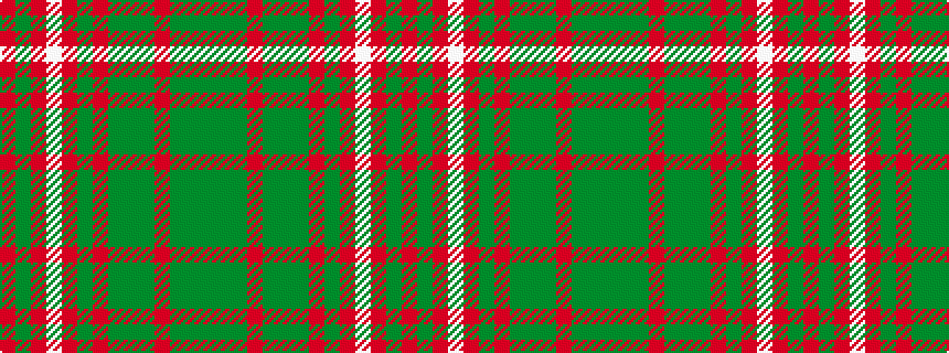 idealised woven sample of pattern GGGRGGGRGRWRGR