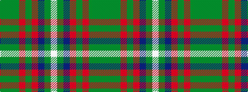 idealised woven sample of pattern GGGRGRBGW