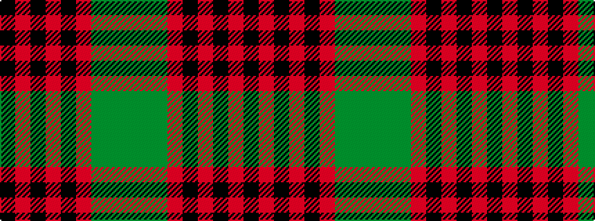 idealised woven sample of pattern GGGRKRKRK