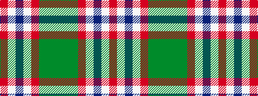 idealised woven sample of pattern GGGRWBWR