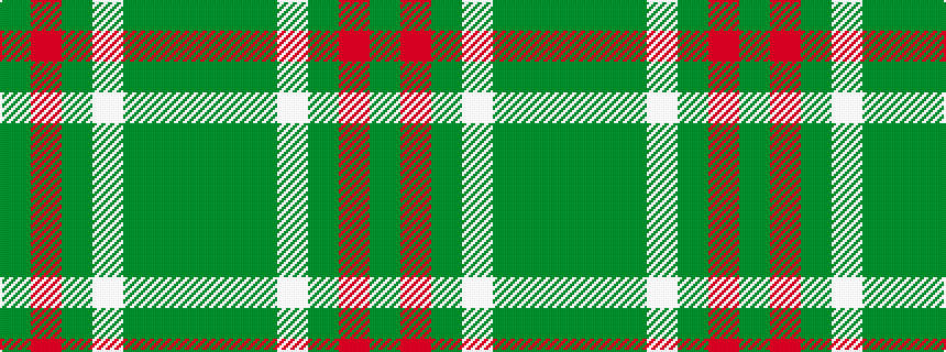 idealised woven sample of pattern GGGWGRG