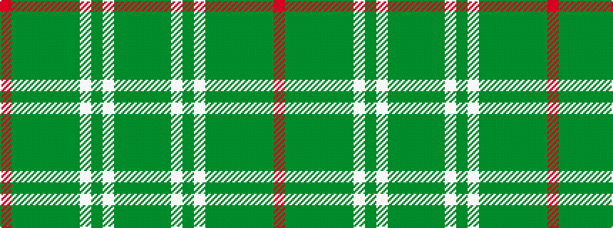 idealised woven sample of pattern GGGWGWGGGGGGR
