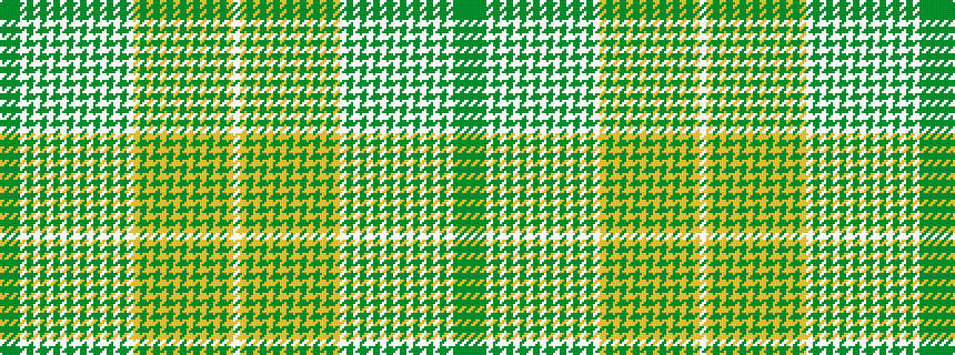 idealised woven sample of pattern GGGWGWGWGWGWGWGWGWGWYGYGYGYGYGYGYGYW