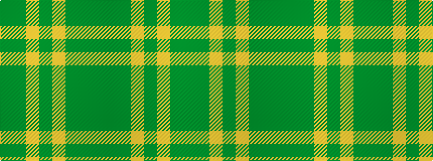 idealised woven sample of pattern GGGYGYGG