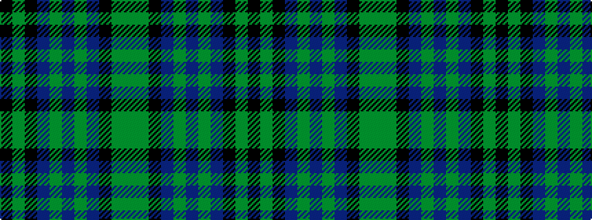 idealised woven sample of pattern GGKBGBGBKGK