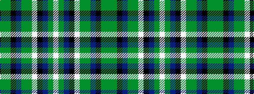 idealised woven sample of pattern GGKBGGWKBGW