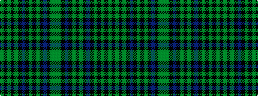 idealised woven sample of pattern GGKBKGKGKBKGKGKG