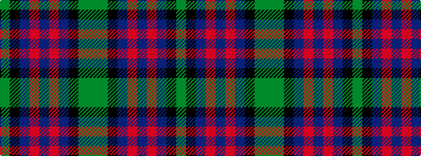 idealised woven sample of pattern GGKBRBRBKG