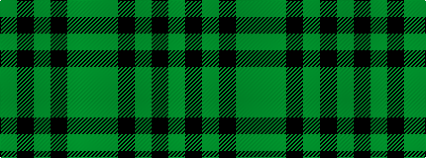 idealised woven sample of pattern GGKGKG