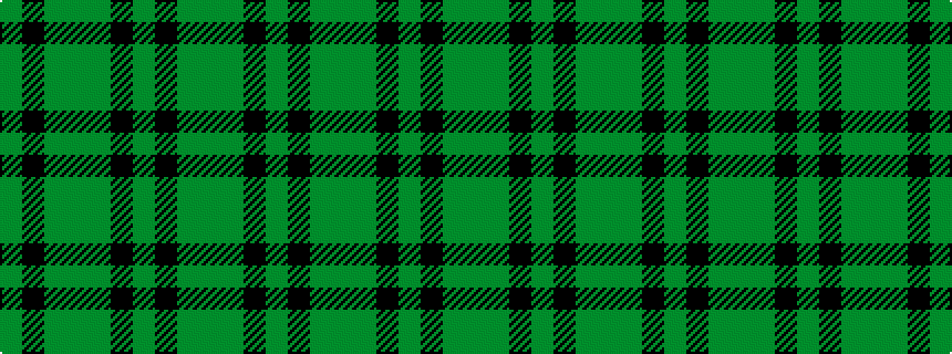 idealised woven sample of pattern GGKGKGGGKG