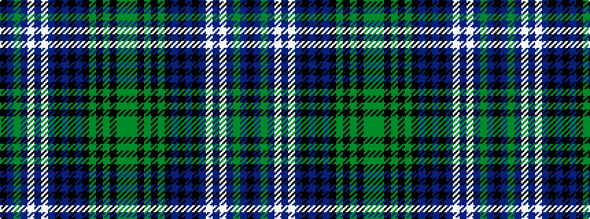 idealised woven sample of pattern GGKGKGKBKBKBWBWBGBK