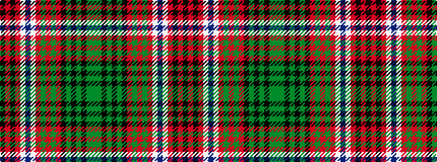 idealised woven sample of pattern GGKGKGKRGRGRWBWRKRK