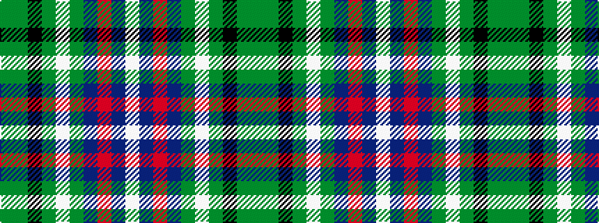 idealised woven sample of pattern GGKGWGBRBW
