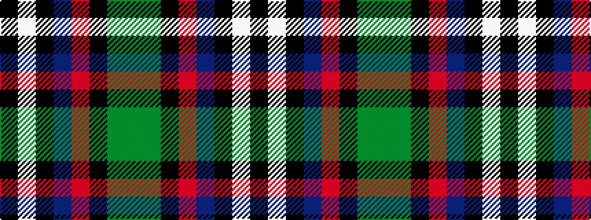 idealised woven sample of pattern GGKRBKWK