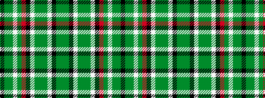 idealised woven sample of pattern GGKWGGGWKRGWGGK