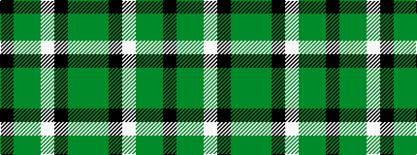 idealised woven sample of pattern GGKWGGK