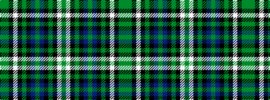 idealised woven sample of pattern GGKWKGKBGBKGKWG