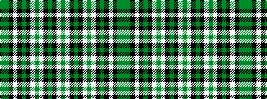 idealised woven sample of pattern GGKWKGKWGWKGKWG
