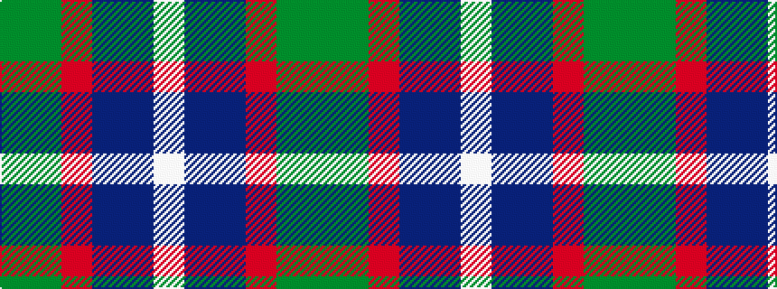 idealised woven sample of pattern GGRBBW