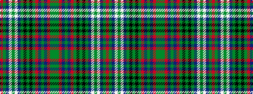 idealised woven sample of pattern GGRBGBRGKGKGBWGWBGR