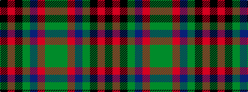 idealised woven sample of pattern GGRBGKRK