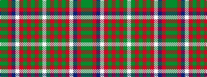idealised woven sample of pattern GGRBWRGRGRGW