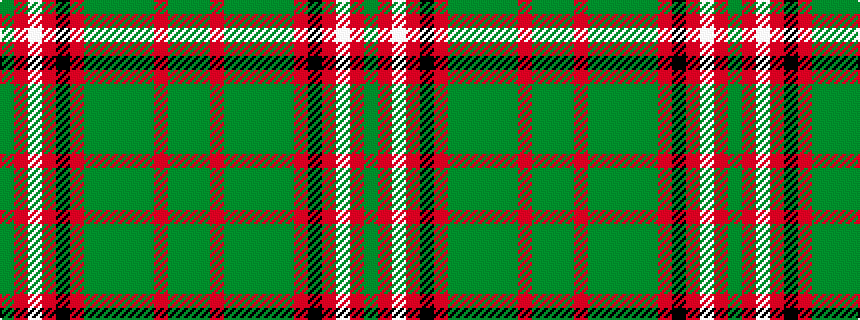 idealised woven sample of pattern GGRGGGGGRKRWRG