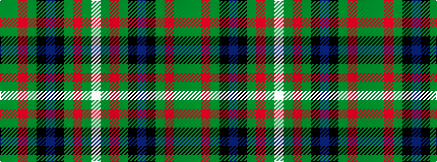 idealised woven sample of pattern GGRGKBKGRGW