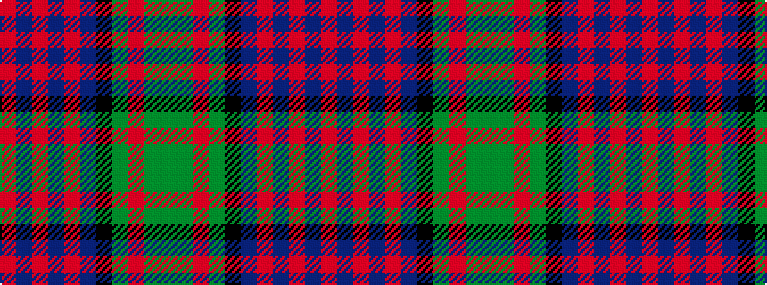 idealised woven sample of pattern GGRGKBRBRBR