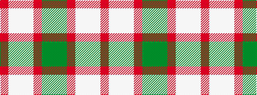 idealised woven sample of pattern GGRWWWR