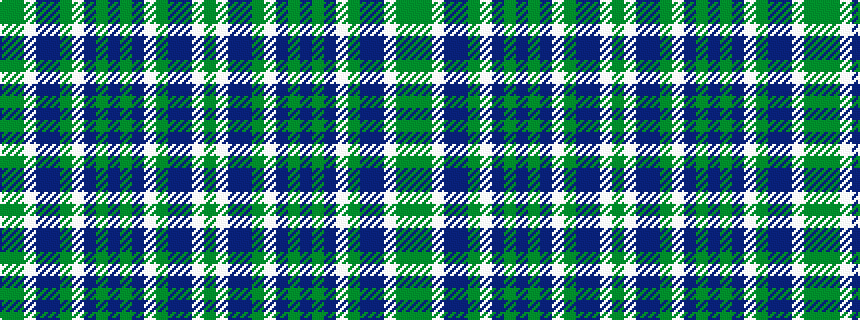 idealised woven sample of pattern GGWBBGWBGBGBWGBBWG
